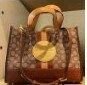 [S] COACH C8448 SG JAC STRP DMSY CRA,IM/WINE MULTI, 195031679339 (SCO211)