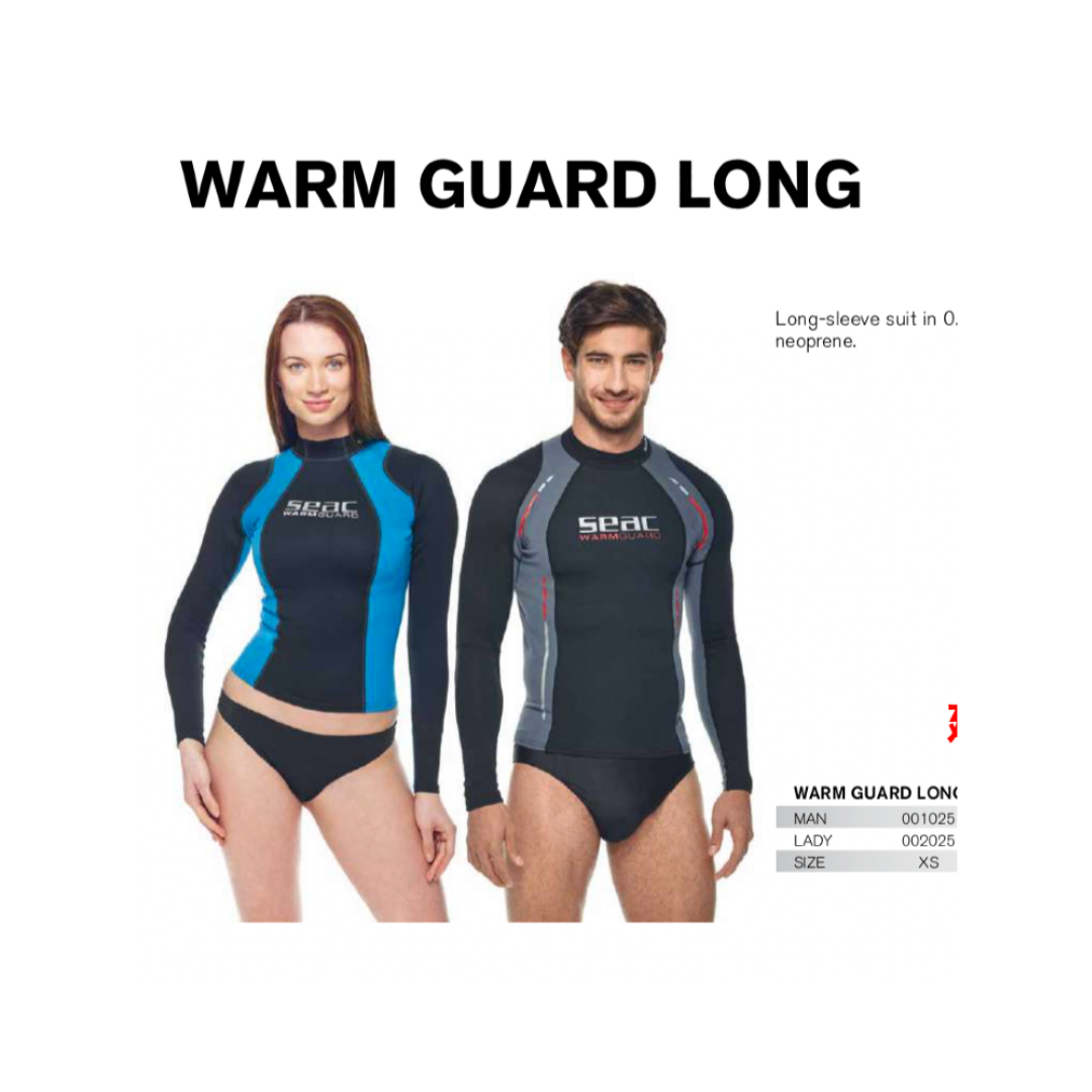 [斷碼出清] SEAC 長袖保暖水母衣 DS-101