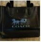 [S] COACH CG469 EMB HORSE AND CARRIAGE DERBY TOTE,SV/MIDNIGHT NAVY MULTI, 195031756924 (SCO212)