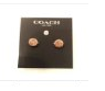 [S] COACH F54516 OPEN CIRCLE STONE STRAND EARRINGS,ROSEGOLD, 889295114964 (SCO216)