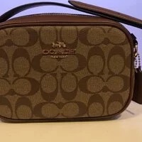 [S] COACH C9926 SIGNATURE MINI JAMIE CAMERA BAG,IM/KHAKI/SADDLE 2, 195031577949 (SCO222)