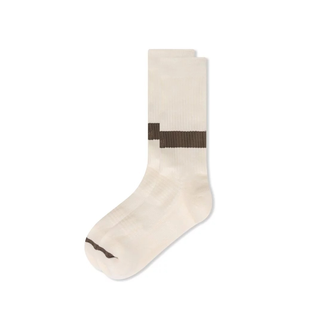 faam ESSENTIAL LINE 枯褐 / 棕褐 - 中高筒運動休閒襪