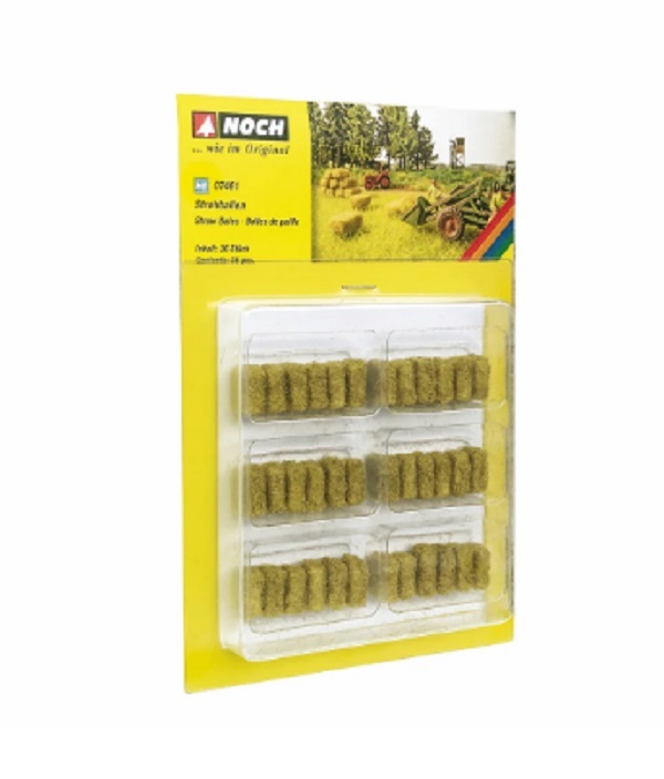 Noch 07461 HO規  Straw Bales 稻草包, 36入