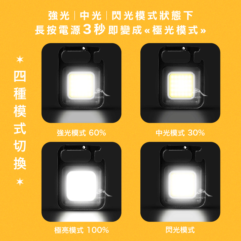 【ZONGTI】多功能隨身迷你燈 GD11