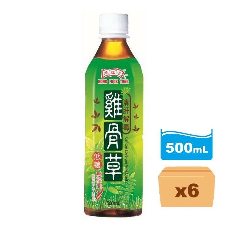 鴻福堂-雞骨草 500ml x 6樽