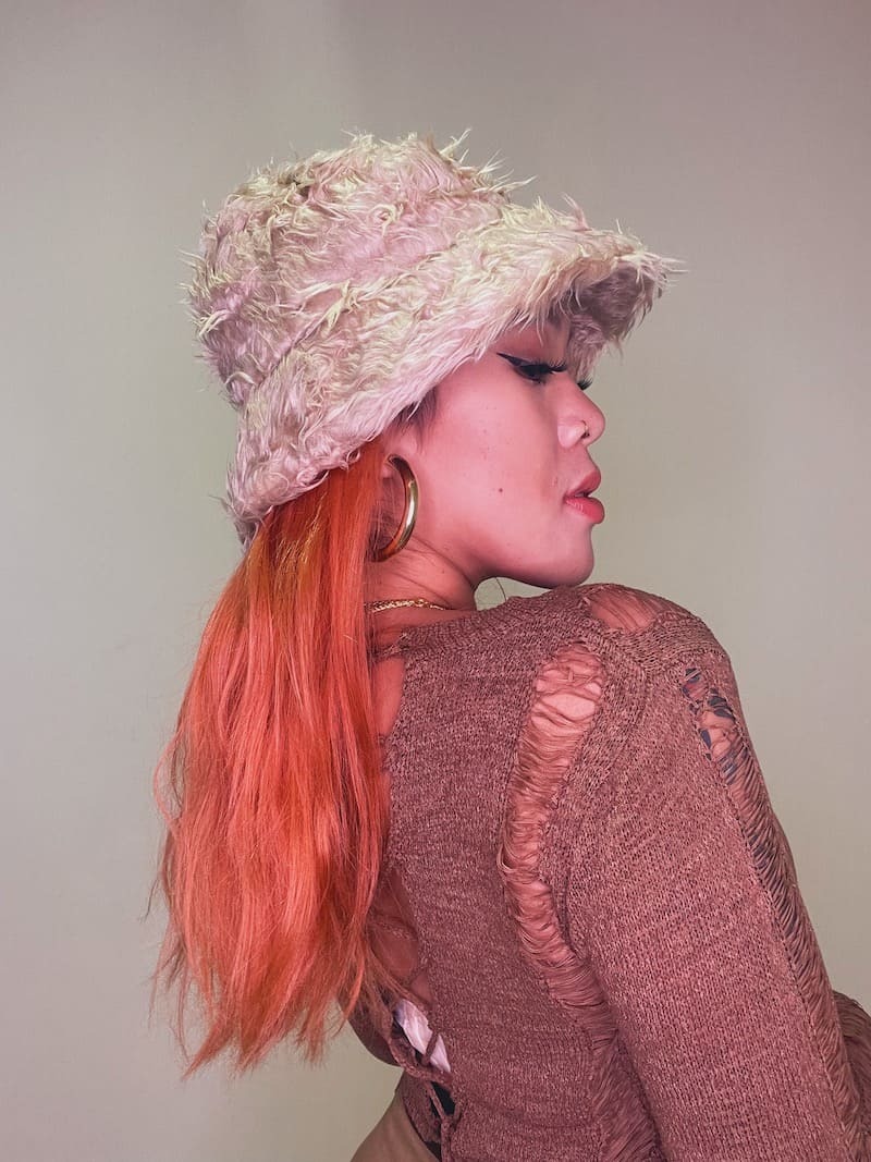 毛感造型漁夫帽