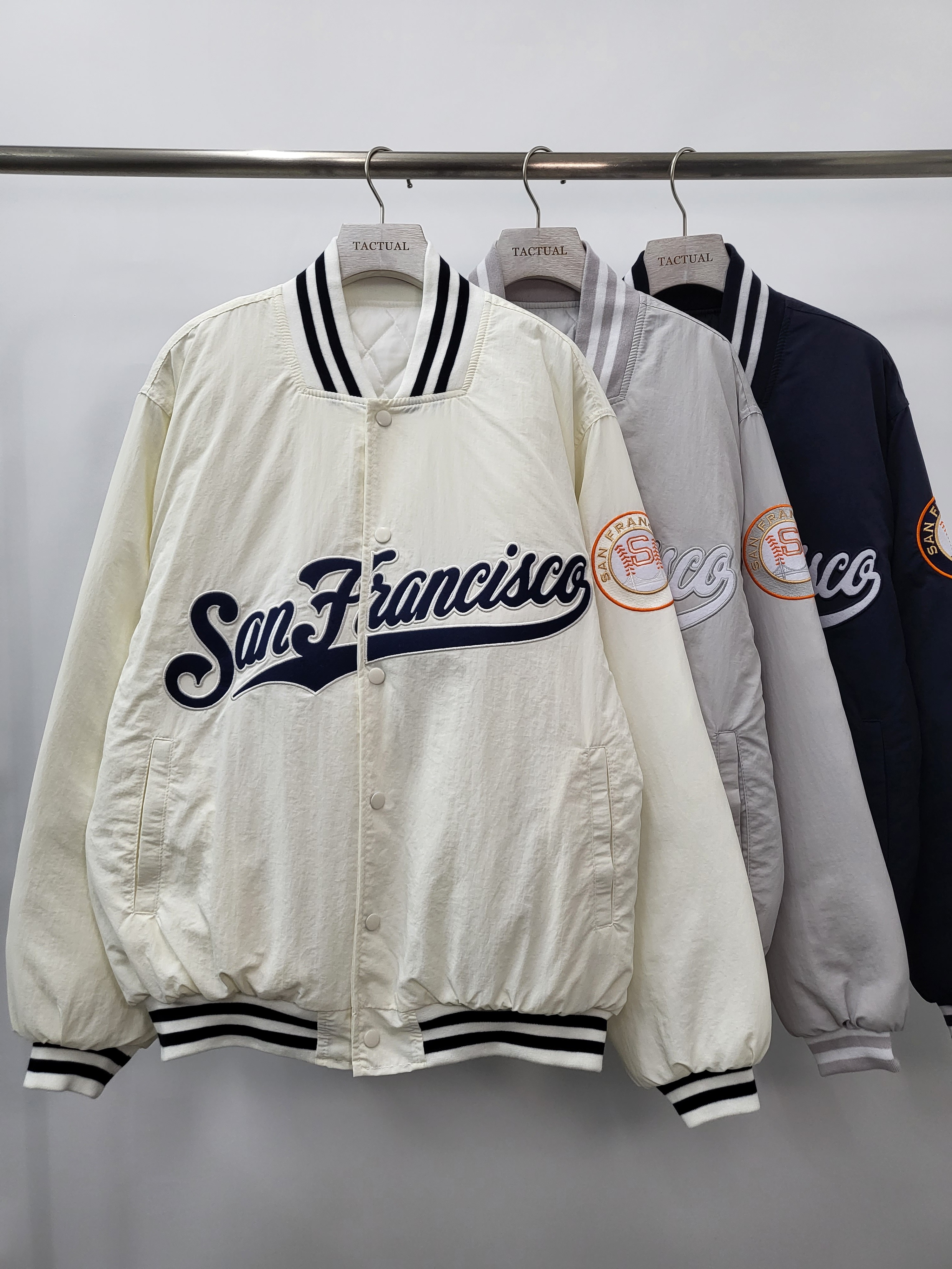 夾棉棒球褸 JK2204