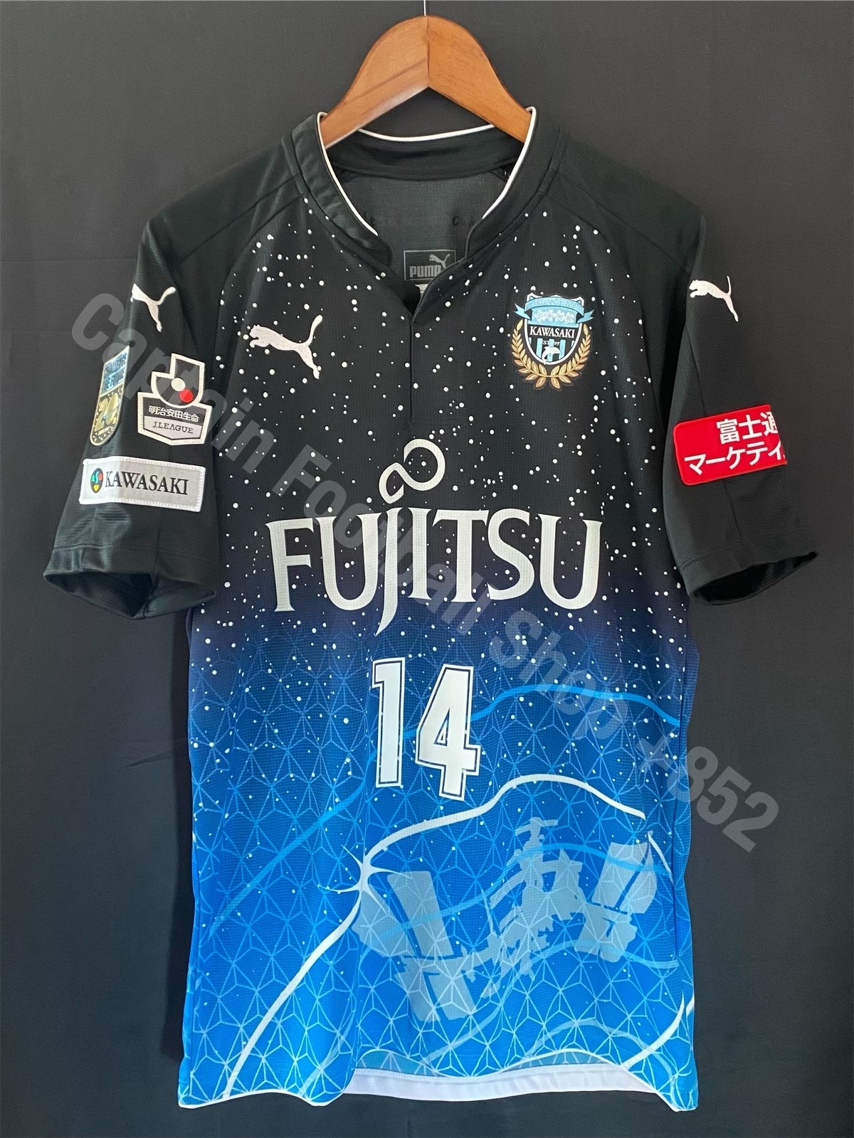 (限定品) 川崎前鋒 2016 Puma ‘宇宙兄弟’ 特別版主場球衣 #14 KENGO