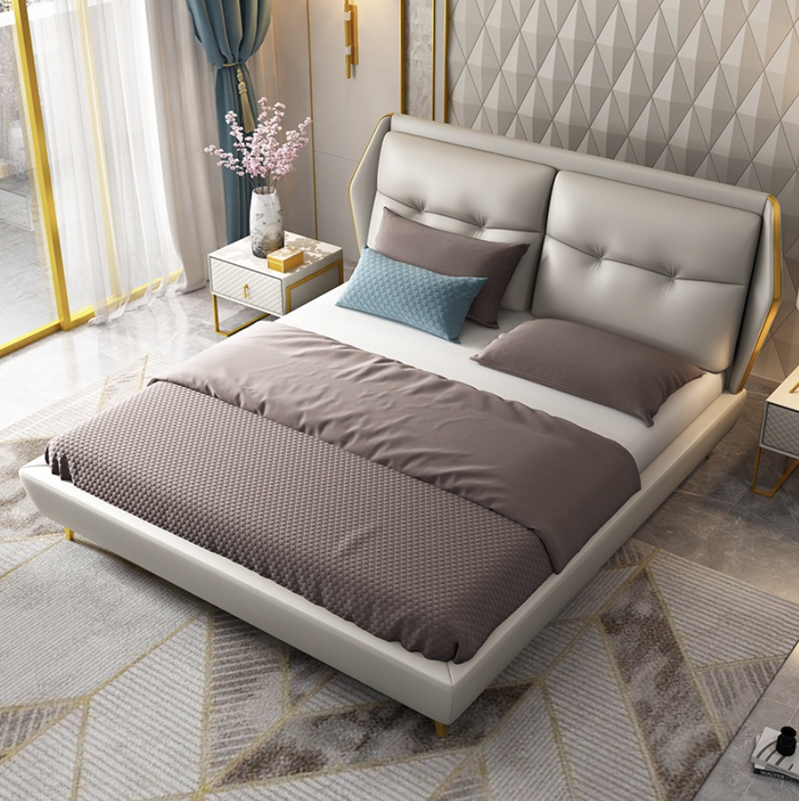 滾邊軟包床架 AOZ-1013