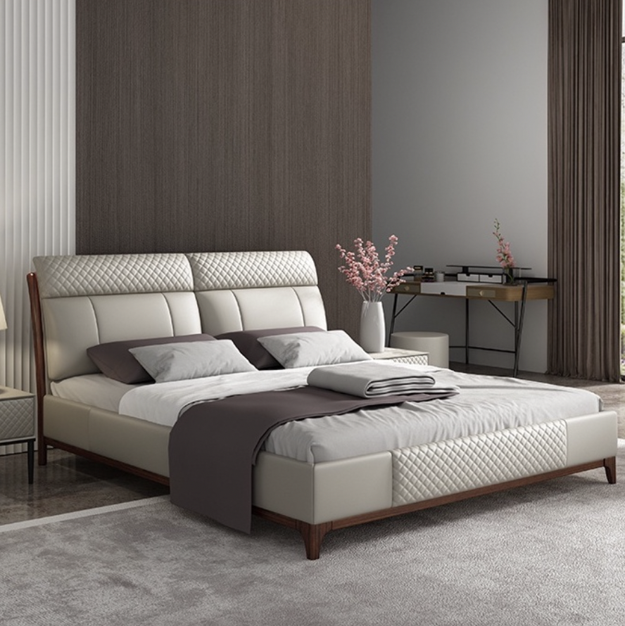 義式極簡皮床 AOZ-1016