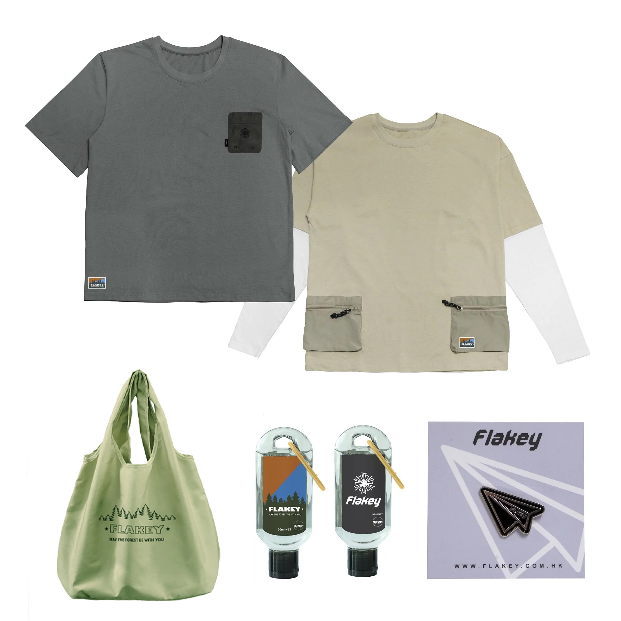 山系拼布Tee SET (中性)