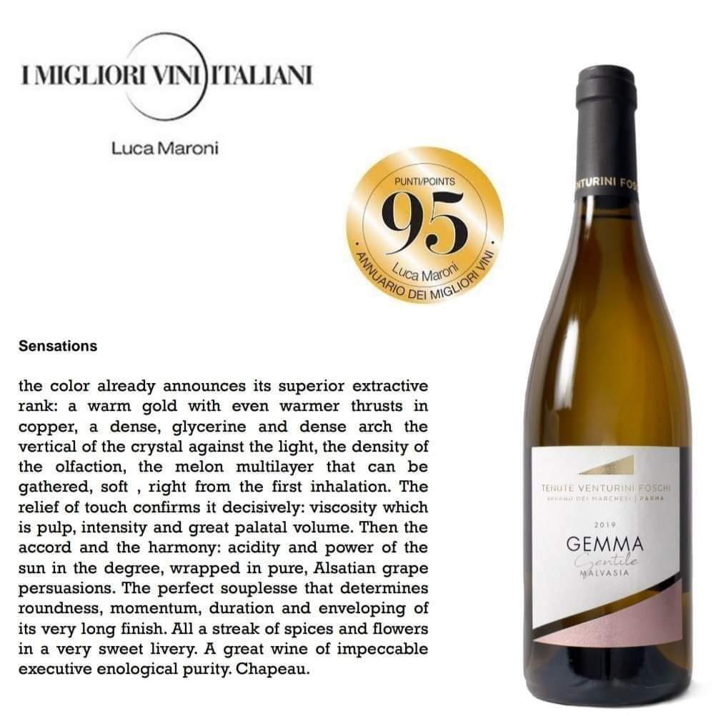 2021 Tenute Venturini Foschi IGT Emilia Blanco Gemma Gentile