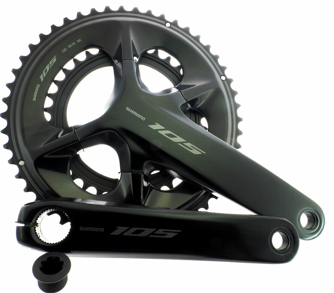 Shimano 105 FC R7100 50 34T 2x12 Speed Crank Set 170mm Shimano 105 FC R7100 50 34T 2x12 Speed Crank Set 170mm