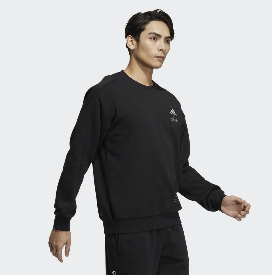 ADIDAS TH ENG CREW 男 長袖上衣 黑 HN9021 Dec lu