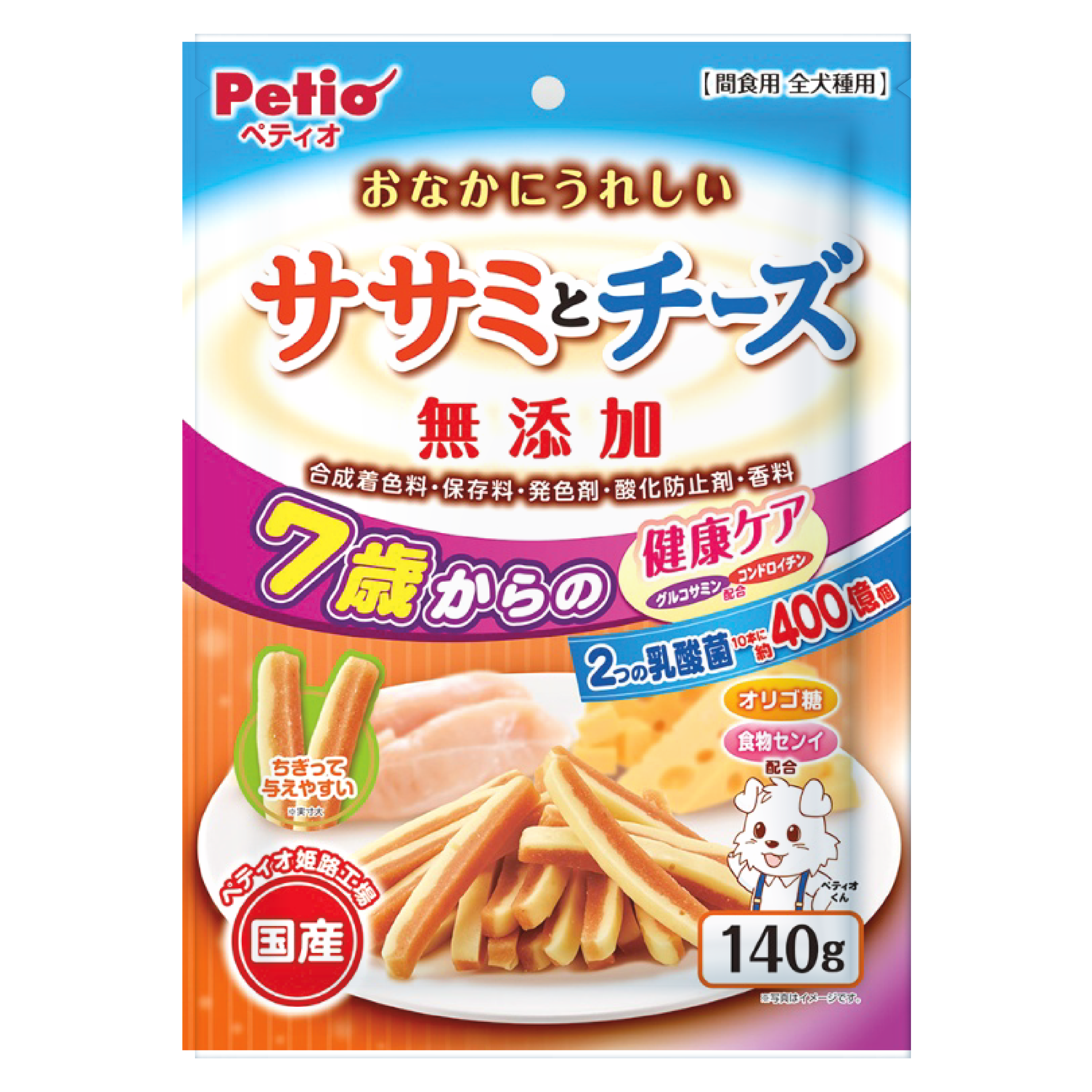 Petio | [犬用] 雞胸肉芝士 老犬適用140g (PTO-9345)