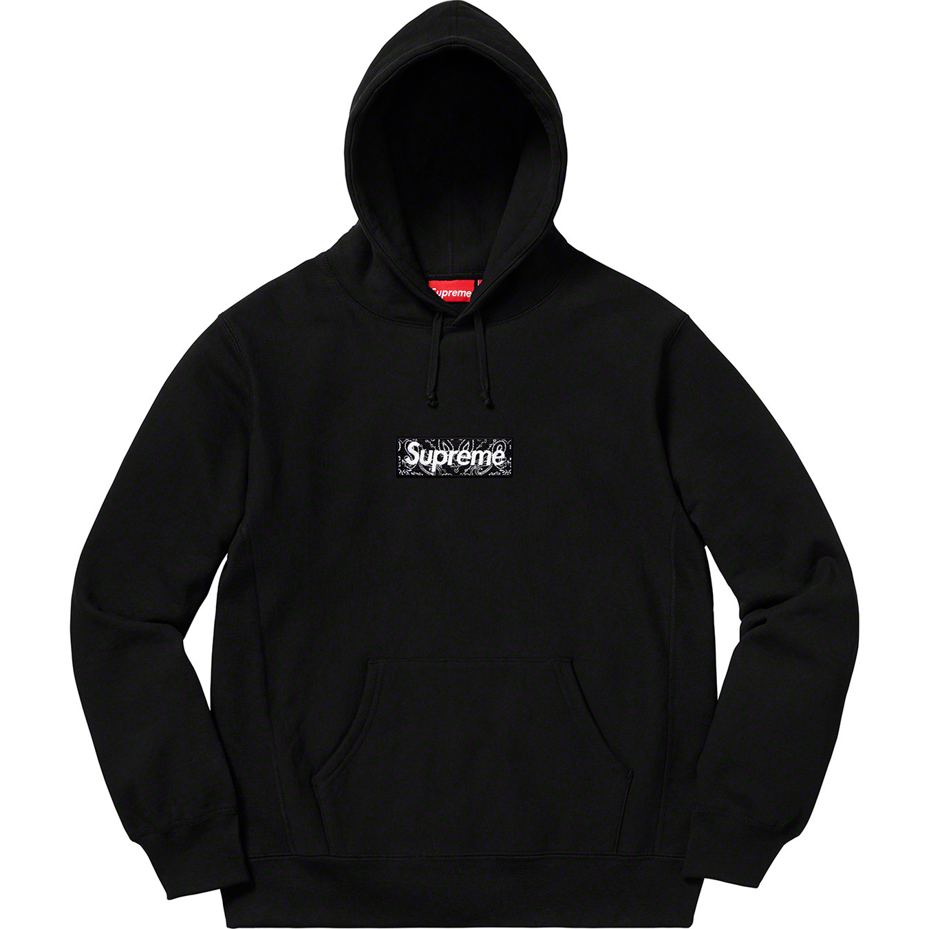 Supreme Bandana Box Hooded Sweatshirt 黒