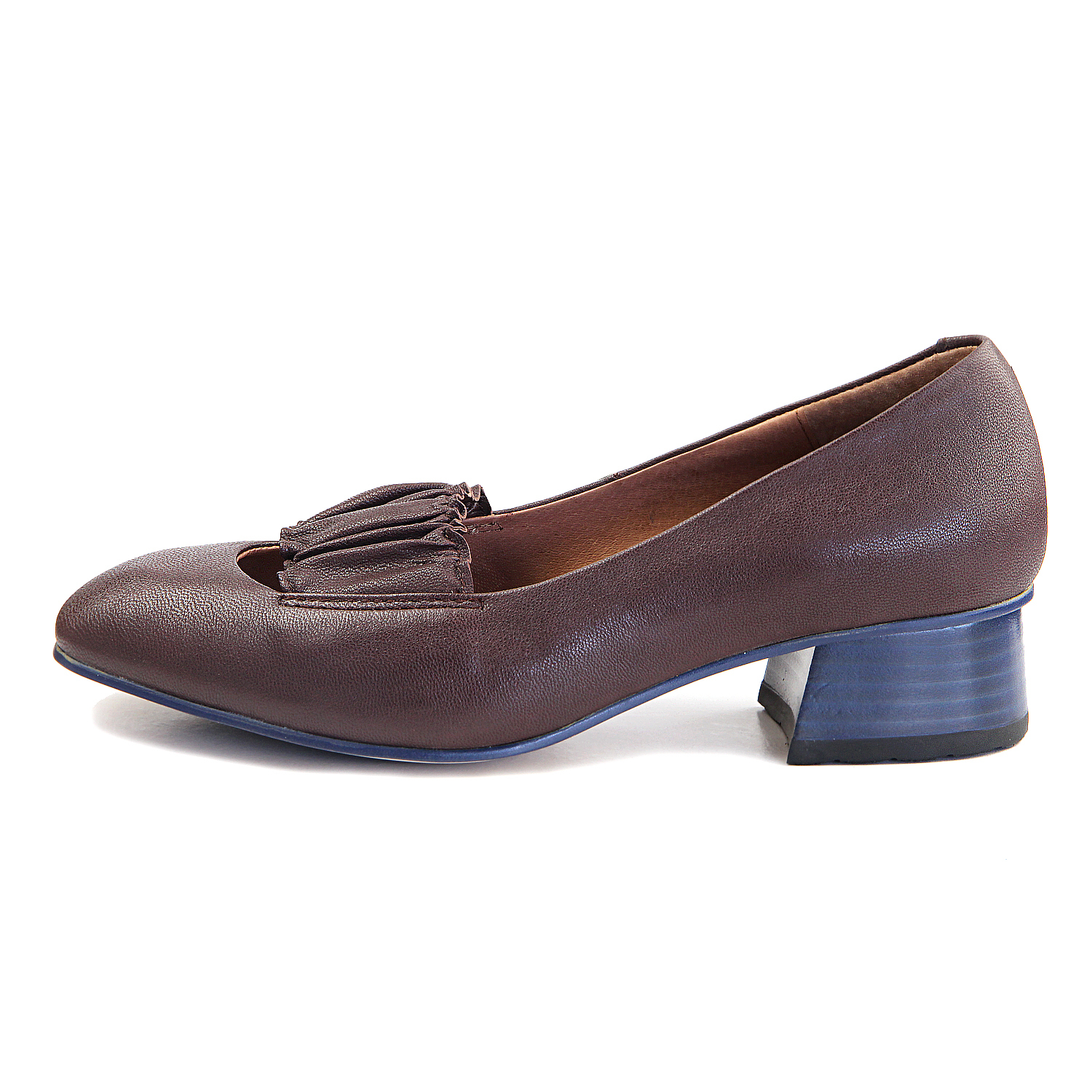 Ballerina W1070 Brown Leather Pumps