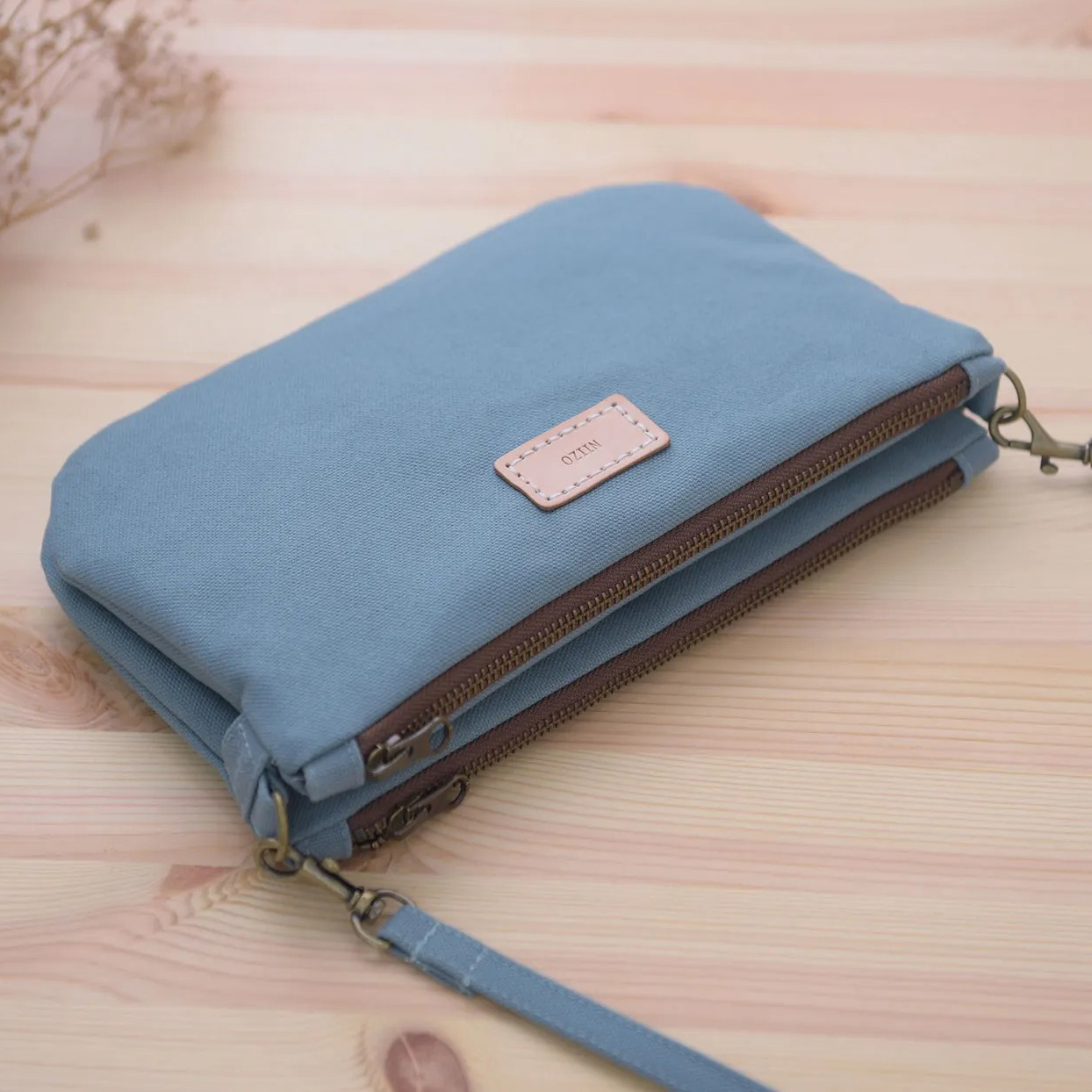 小城市雙拉鍊包-製作工序細部分享