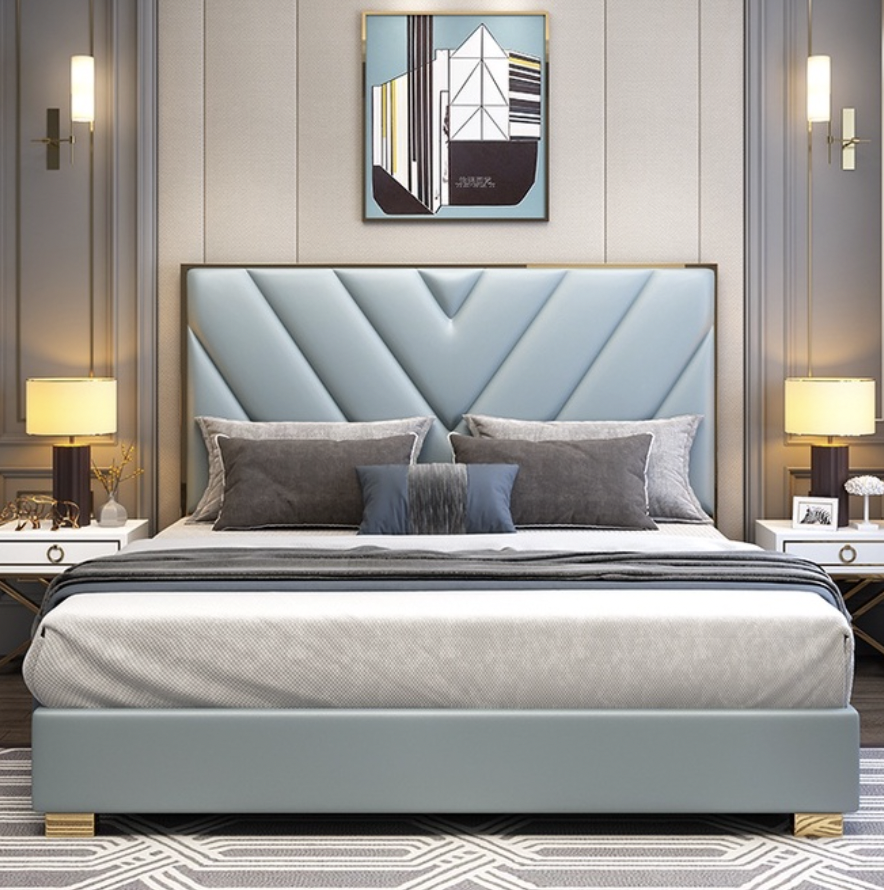 輕奢藍皮床 AOZ-A10