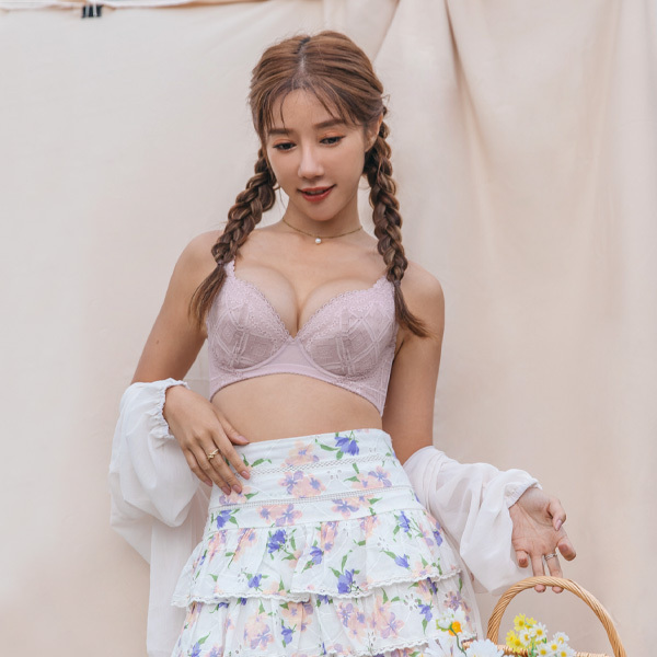 野莓陷阱☼涼爽渾圓拉提包覆內衣 C.D.E.F罩