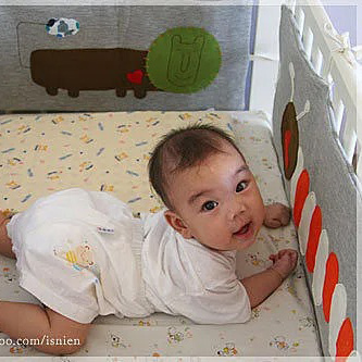 手作嬰兒床床圍