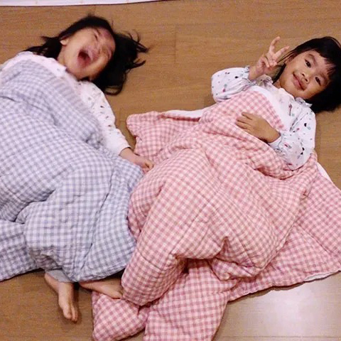 自己作小孩的棉被