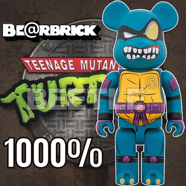 BEETLE BE@RBRICK SLASH 變種忍者龜TMNT 史拉許庫柏力克熊