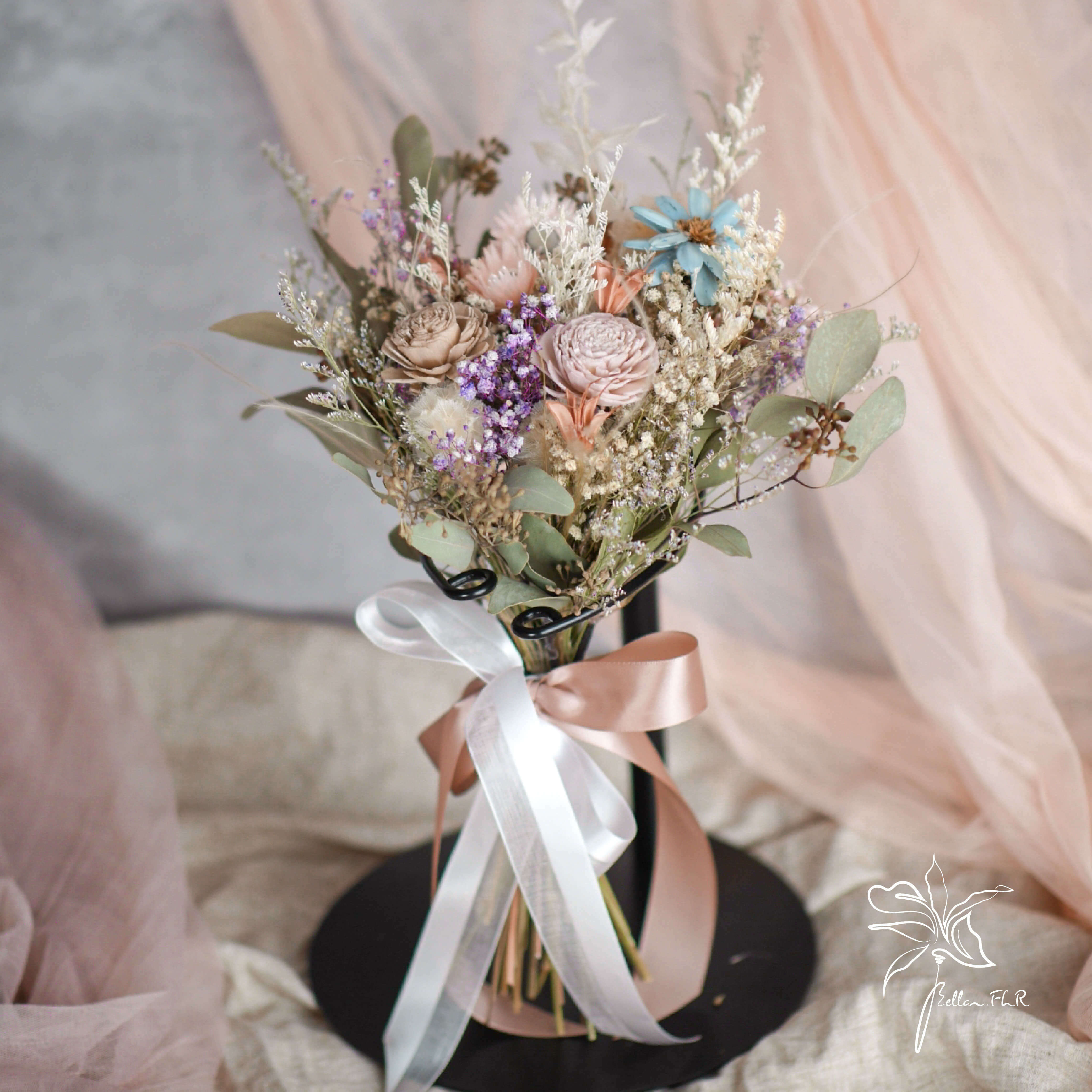 伴娘手綁小捧花 3件組