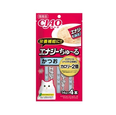 CIAO 高能量 鏗魚+雞肉醬 (14gx4支裝)【$100 X 7 包】【可混合其他口味】
