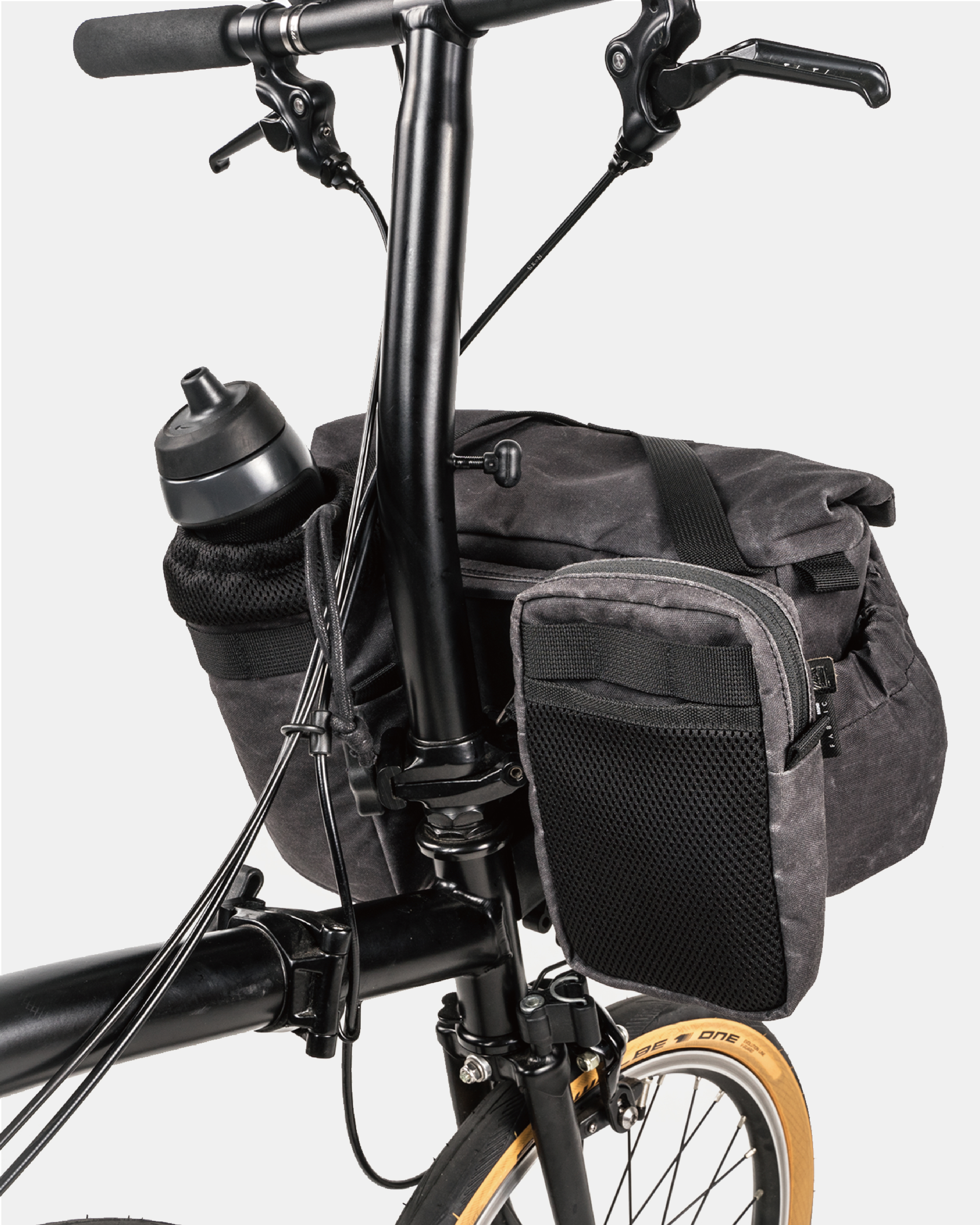 現貨【沃坦】PILOT飛行員 升級版 Brompton 包 / 7L 碳黑色 (含兩款翻轉模組+車架）