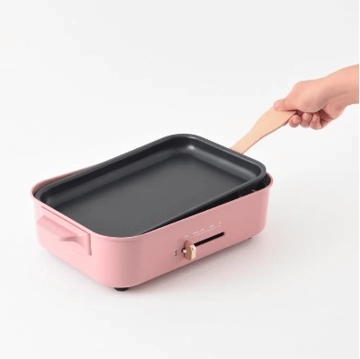 BRUNO BOE021-RSPK 1200W Compact Hot Plate - Rose Pink