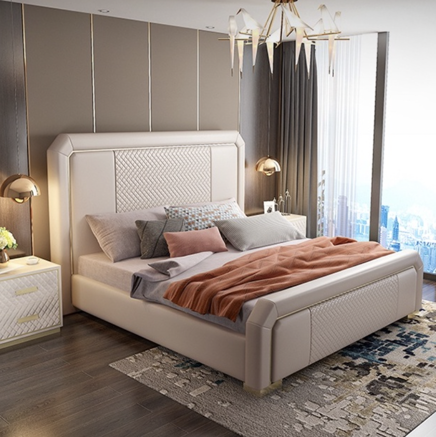 義式輕奢皮床 AOZ-M111