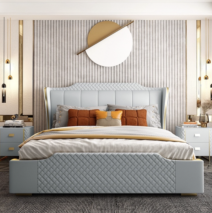 義式輕奢皮床 AOZ-M112