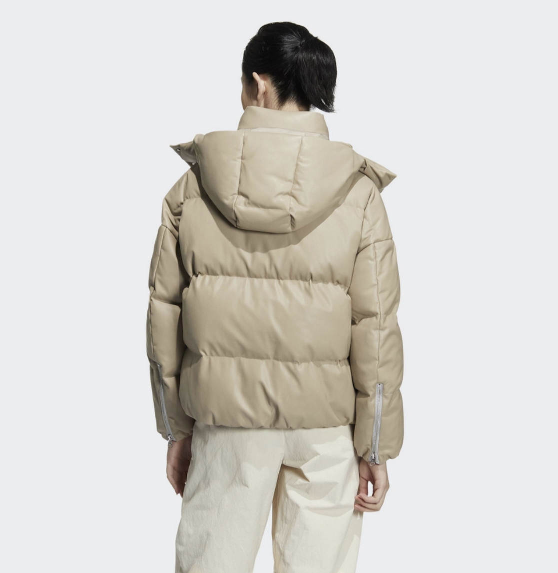 ADIDAS DOWN JKT 女 羽絨外套 卡其色  HS9527