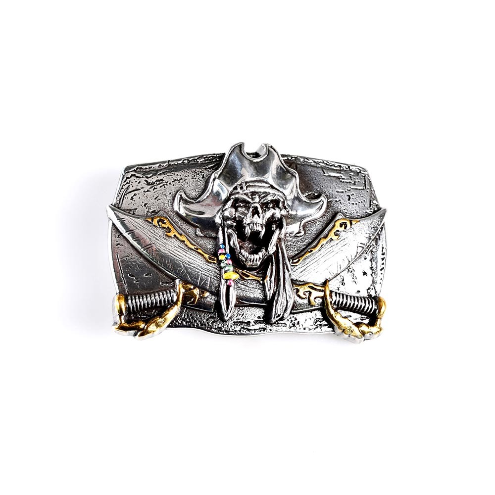海盜骷髏 造型皮帶扣 / 皮帶頭 - 現貨