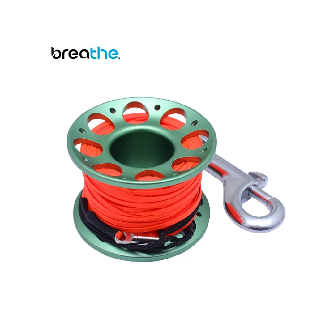 水呼吸breathe 05-A [鋁合金] 手輪線軸 30M