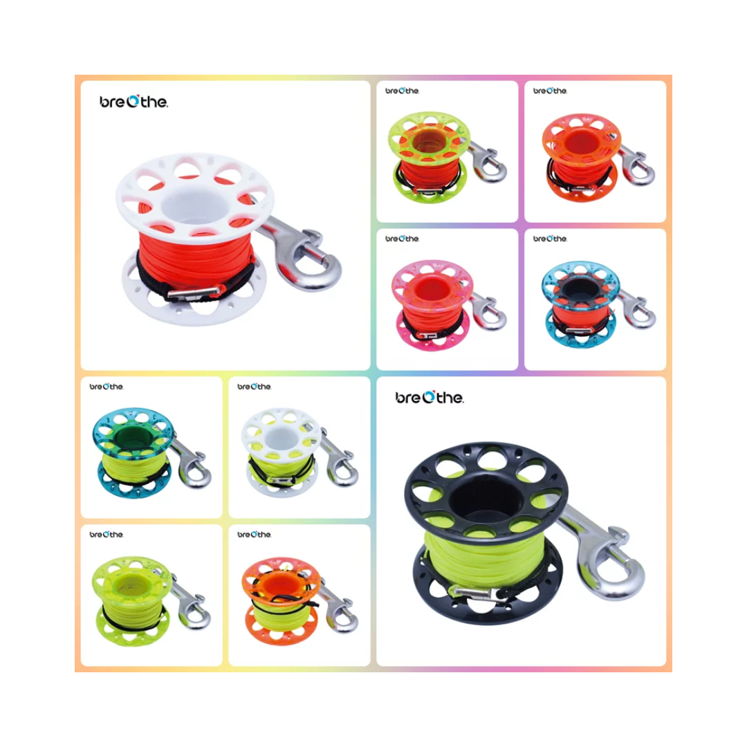 水呼吸breathe 05-B [塑膠] 手輪線軸 30M＠