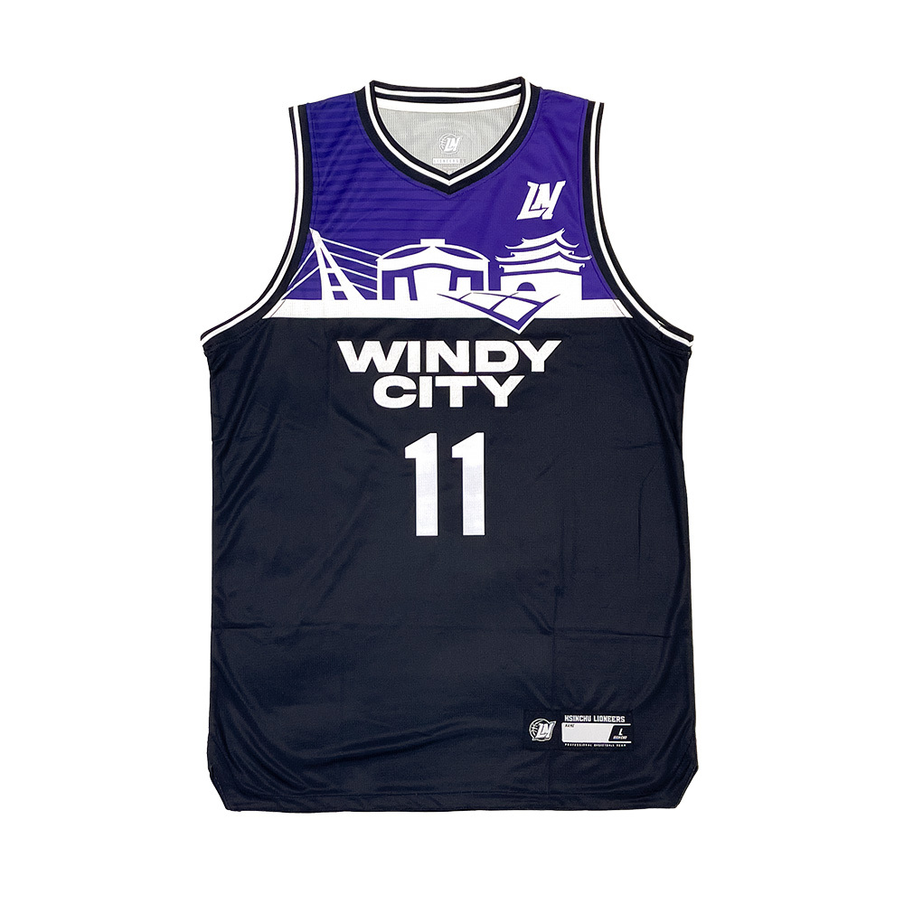22-23 WINDY CITY城市版球衣 | 黑紫