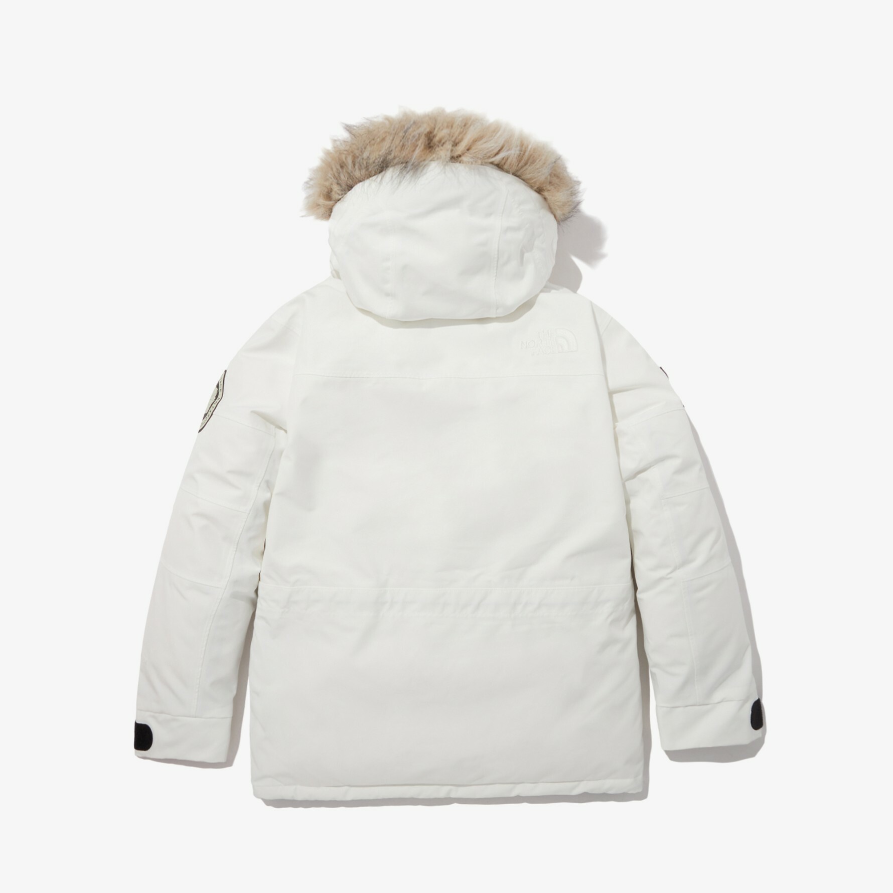 THE NORTH FACE UNDYED ANTARCTIC 連帽外套 白 NJ2DN76A