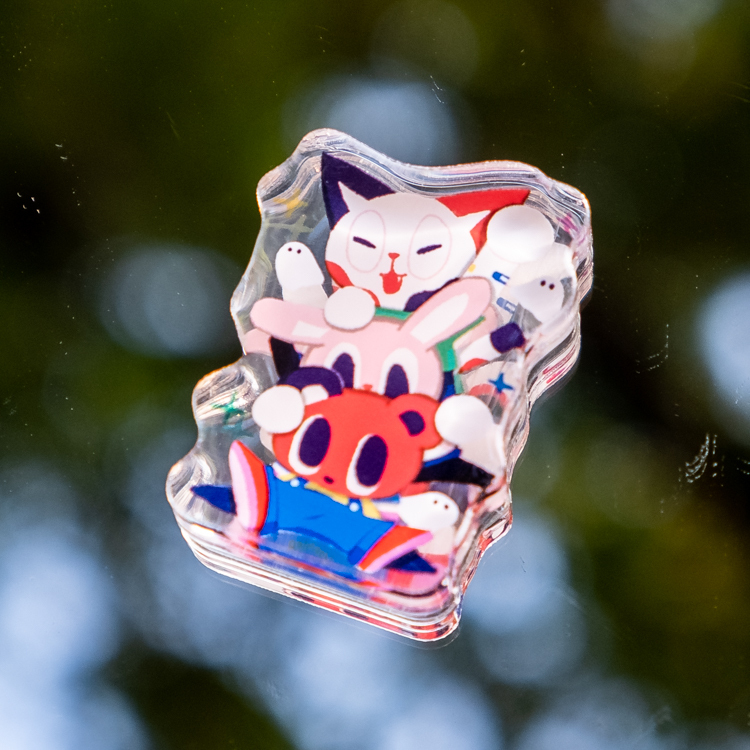 Raimochi｜小壓克力立牌｜滴膠