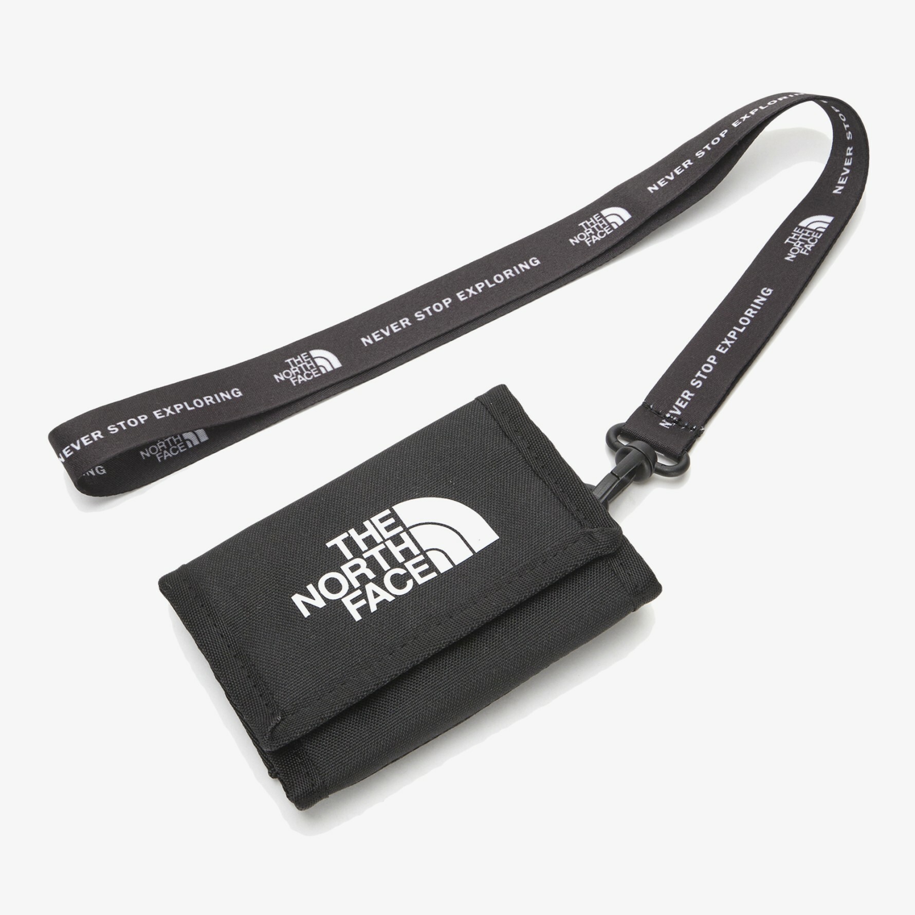THE NORTH FACE 白標 FLAP WALLET 迷你 零錢夾 黑 NN2PN16J
