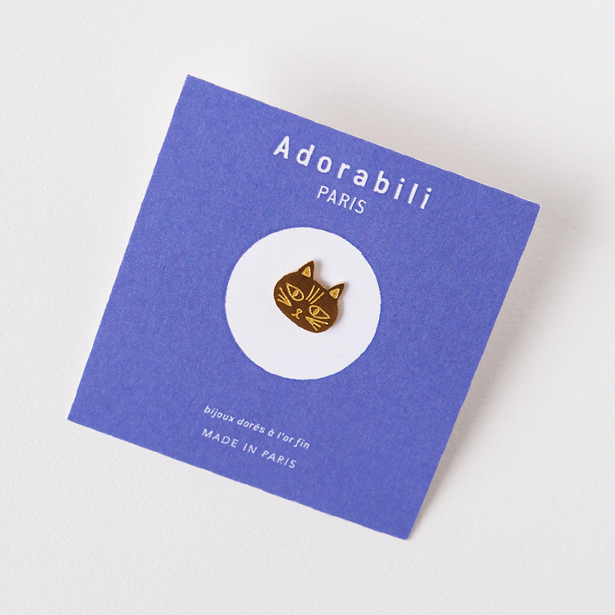 樂洋選物 X Adorabili / 胸針(別針)／貓咪(厭世臉)