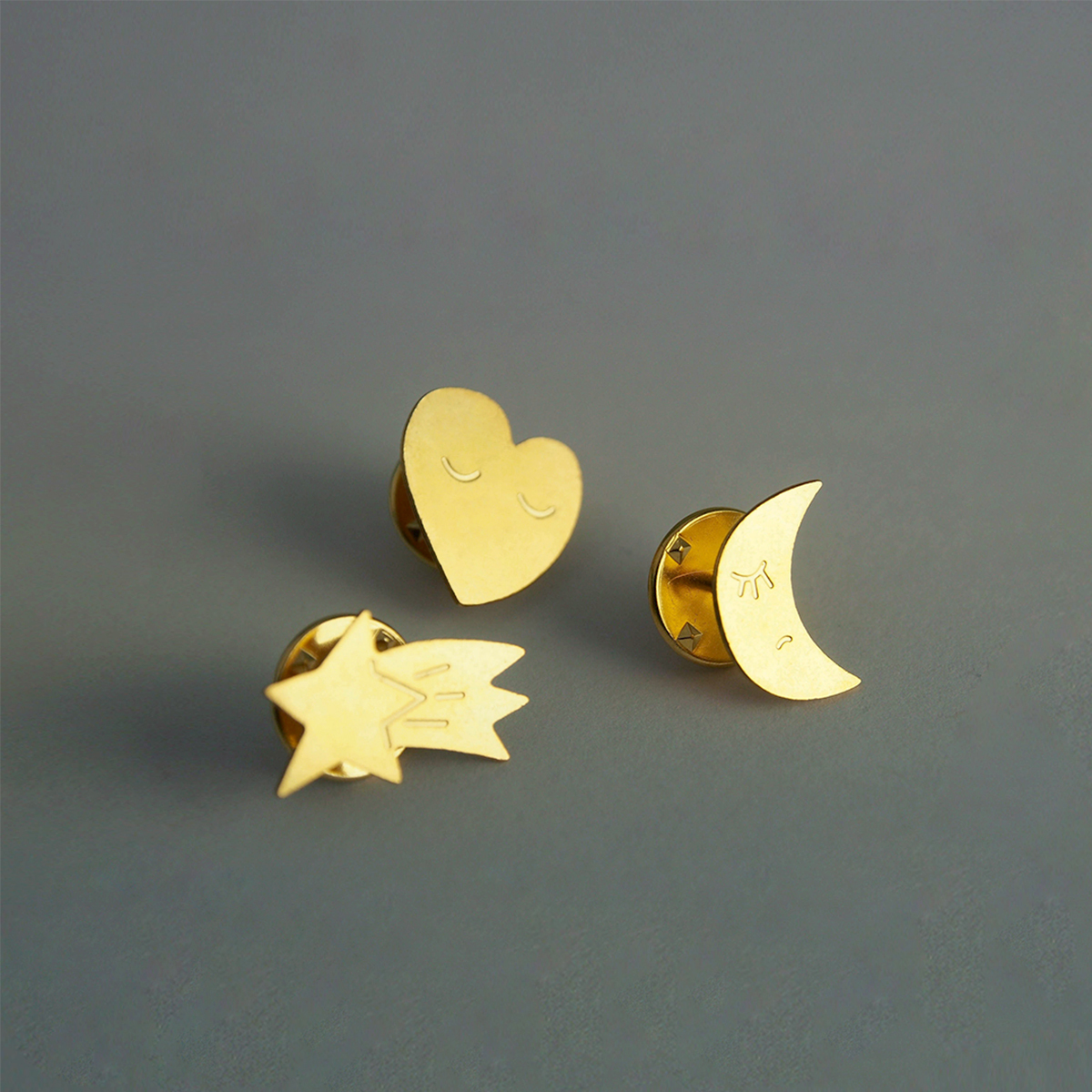 樂洋選物 X Adorabili / 胸針(別針)／愛心