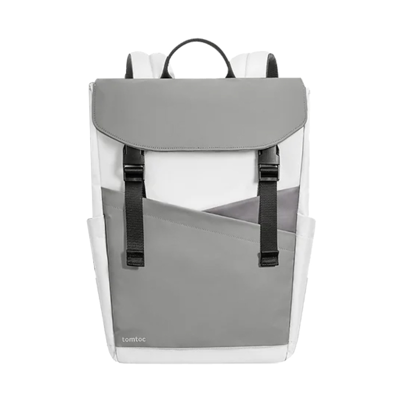 Tomtoc 商務系列 幾何雙肩包 月岩灰 適用MacBook Pro 15/16