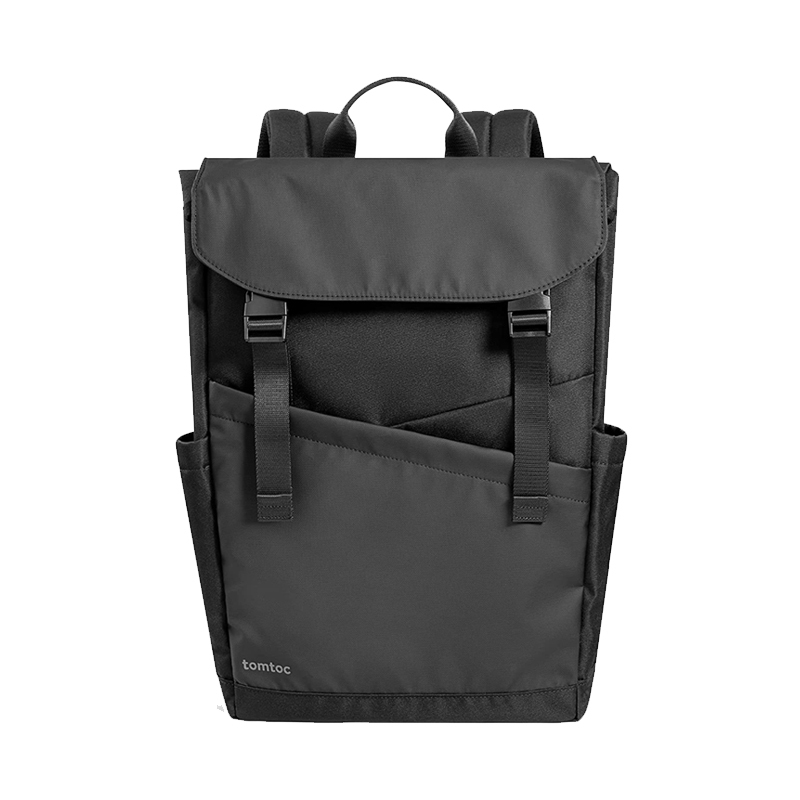 Tomtoc 商務系列 幾何雙肩包 石墨黑 適用MacBook Pro 15/16