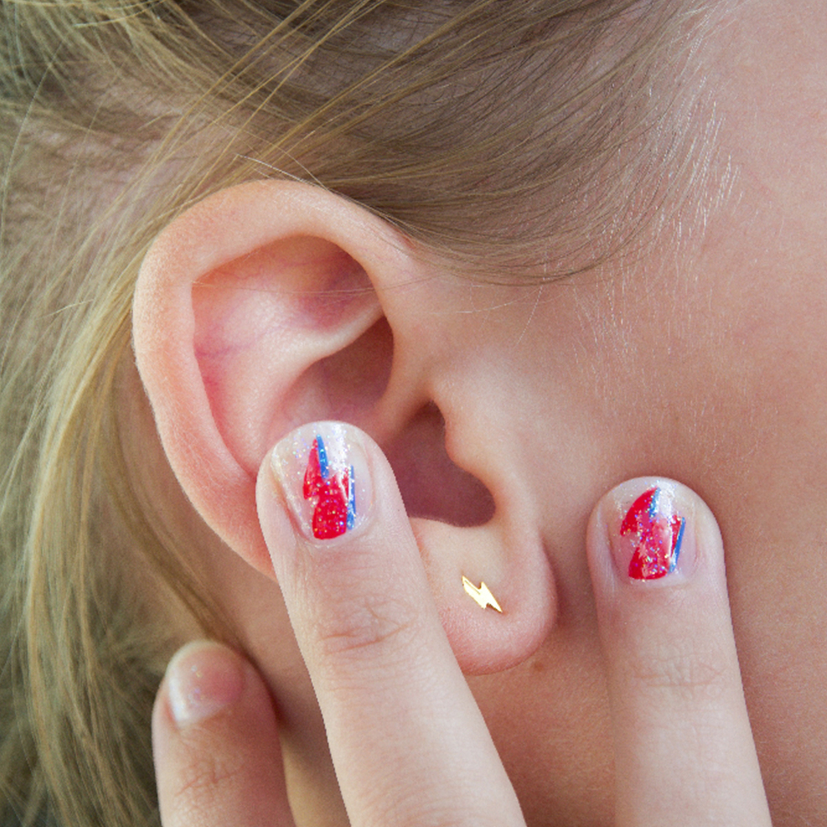 樂洋選物 X Adorabili / 耳環／閃電