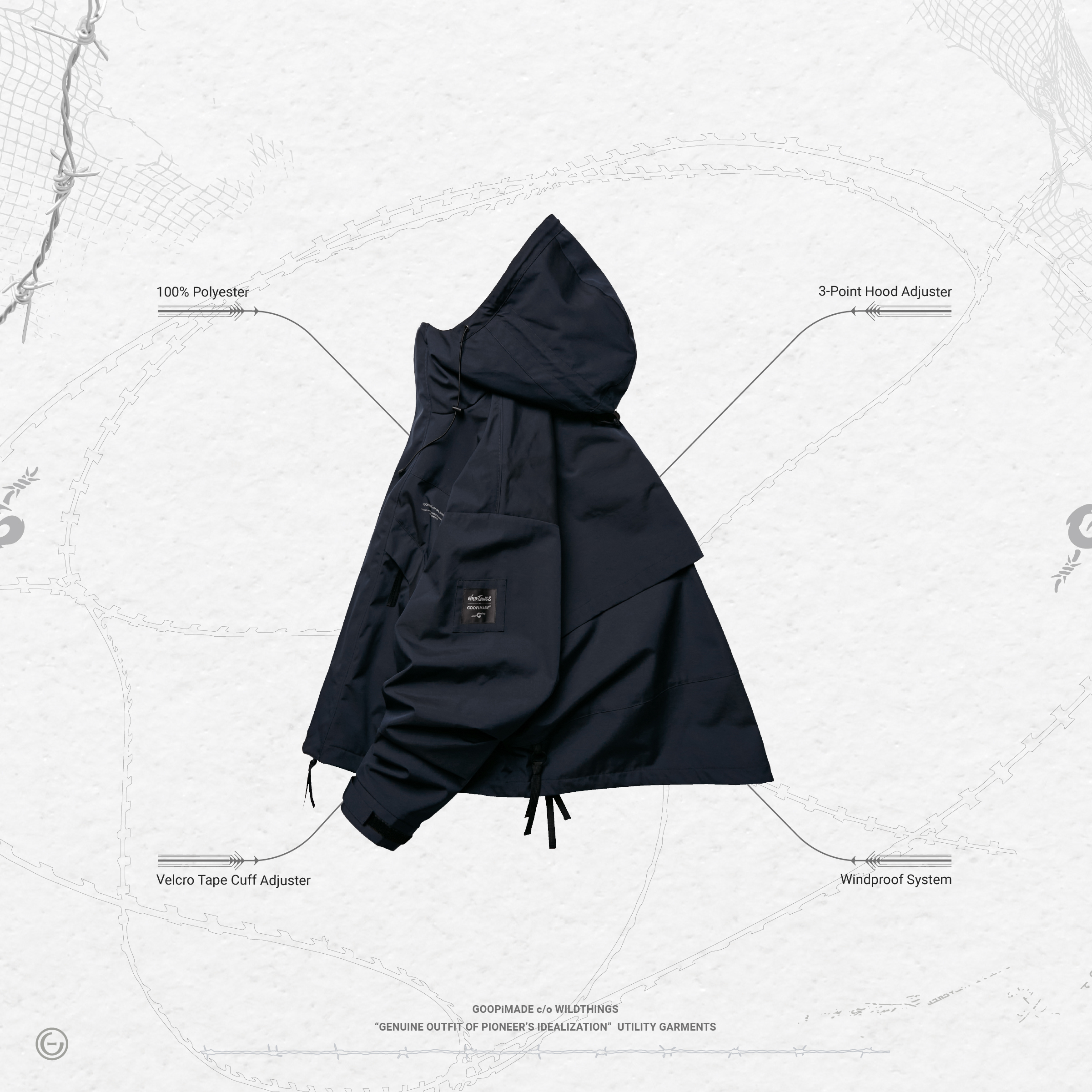 WounTaineering Parka - Navy