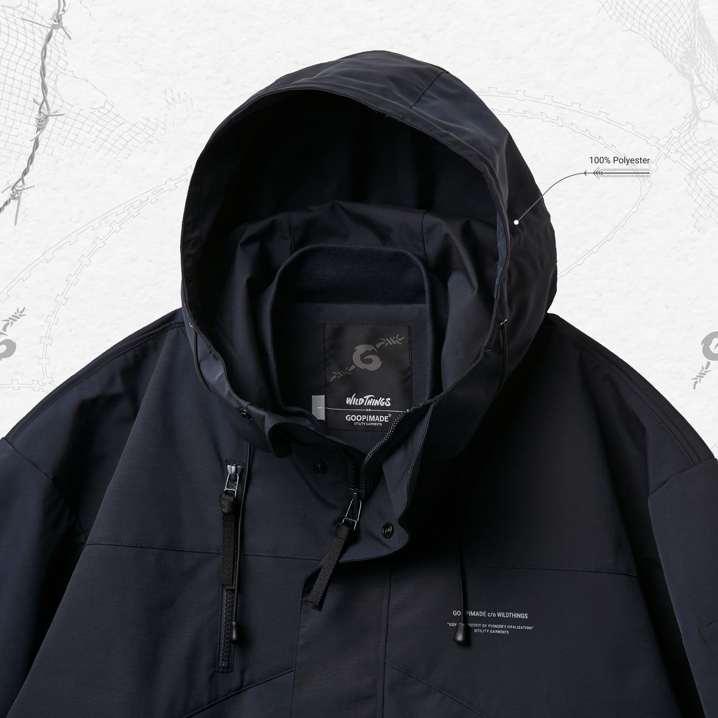 WounTaineering Parka - Navy