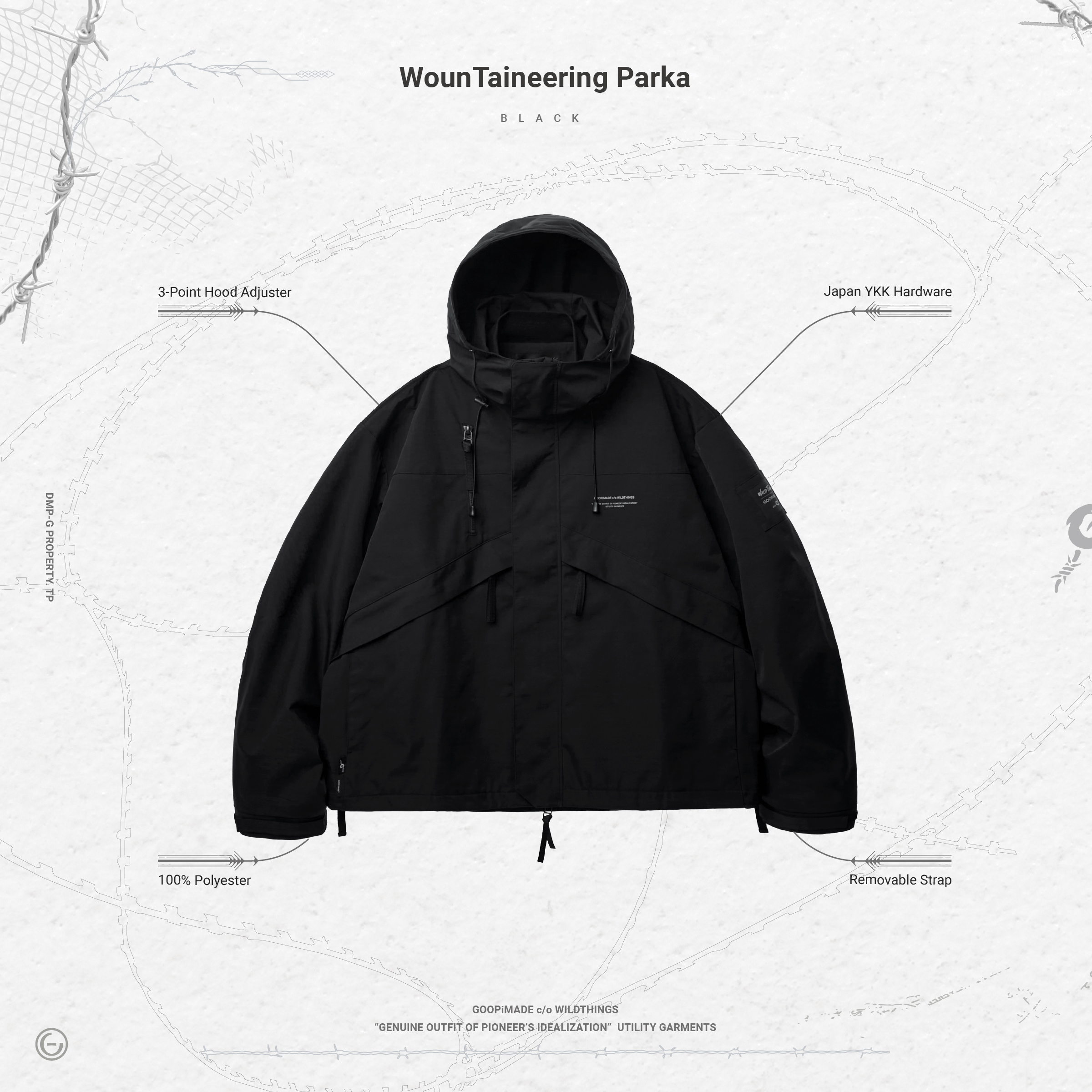 WounTaineering Parka - Black