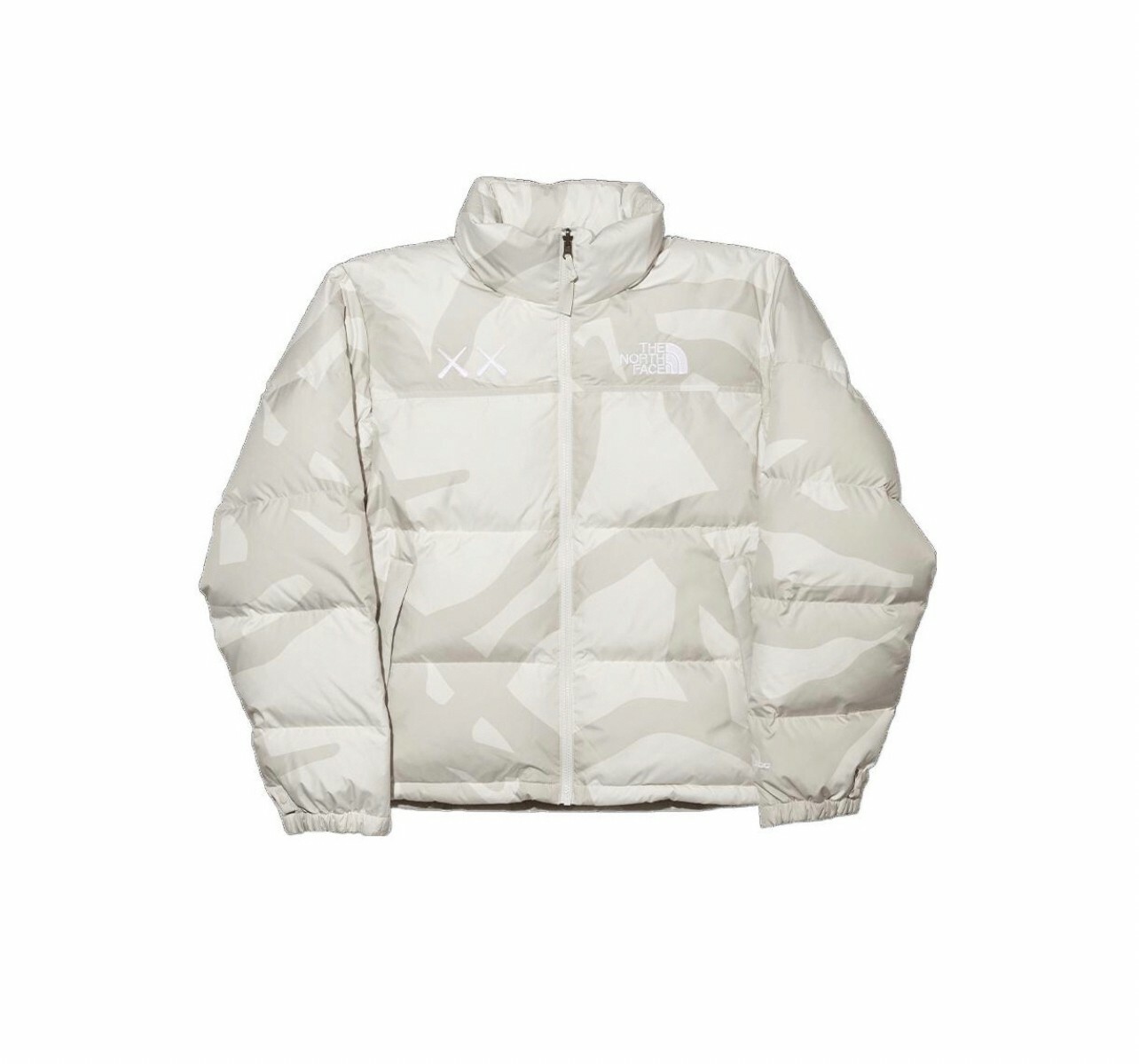 國外代購THE NORTH FACE,KAWS 白 羽絨保暖 NF0A7WLU-944